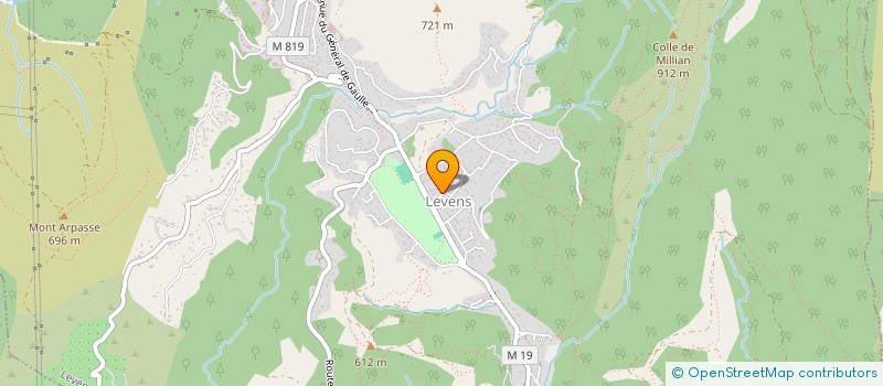 localisation de l'entreprise LES PRES  LEVENS