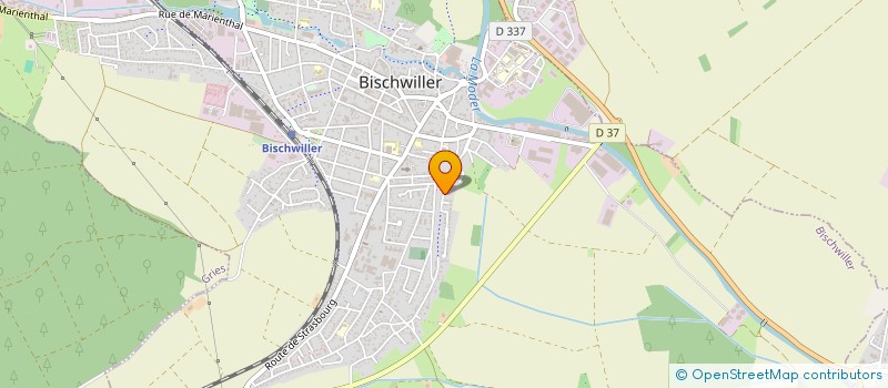 localisation de l'entreprise LES PRES  BISCHWILLER