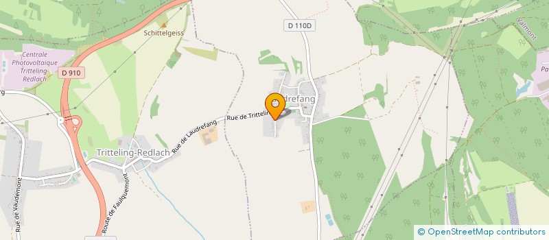 localisation de l'entreprise LES PRES  LAUDREFANG