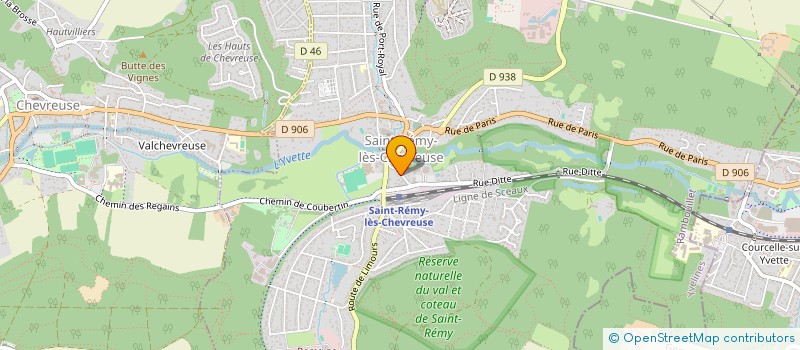 localisation de l'entreprise LES PRES AUX CHEVAUX  SAINT-REMY-LES-CHEVREUSE