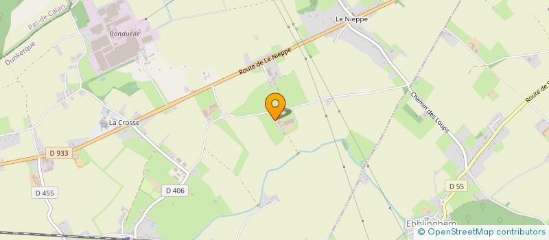 localisation de l'entreprise LES PRES AUX DEUX MAISONS  RENESCURE