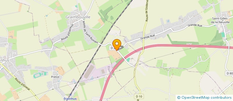 localisation de l'entreprise LES PRES D'ESPOIR  GRAIMBOUVILLE