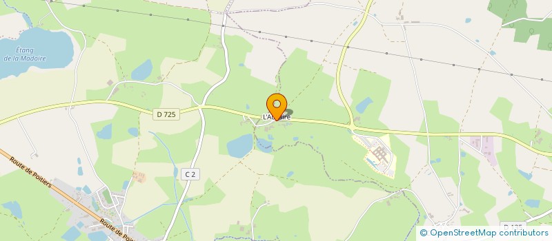 localisation de l'entreprise LES PRES DE L'AURAIRE  FAYE-L'ABBESSE