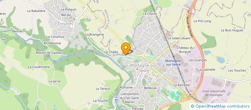 localisation de l'entreprise LES PRES DE LA SAULNERIE à SAINT-CHRISTOPHE-DU-BOIS