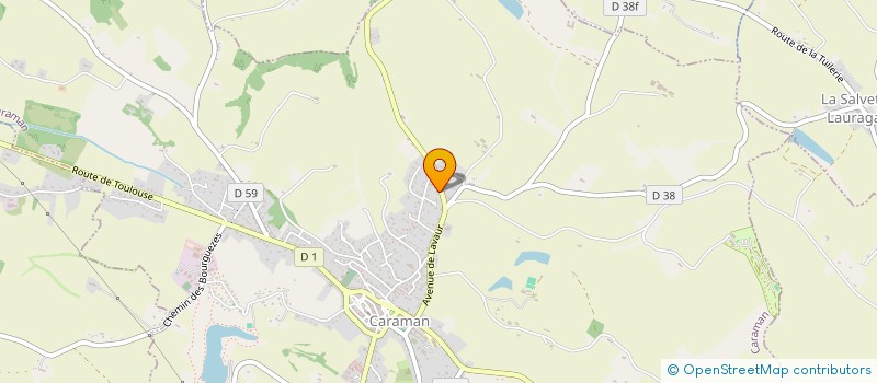 localisation de l'entreprise LES PRES DE LALANDE à CARAMAN