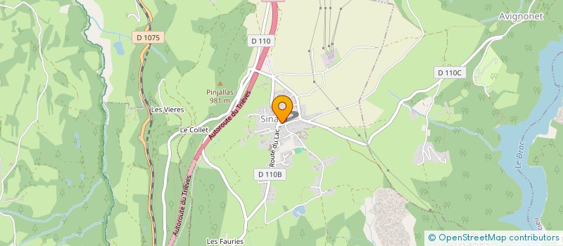 localisation de l'entreprise LES PRES DE LAUPET  SAINT-MICHEL-LES-PORTES