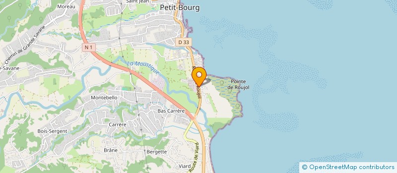 localisation de l'entreprise LES PRES DE SAINT-JACQUES  PETIT-BOURG