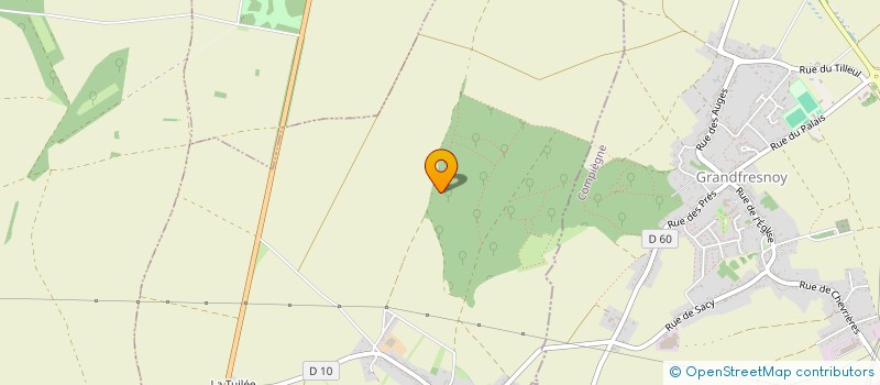 localisation de l'entreprise LES PRES DU CLOS MINARD  ARSY