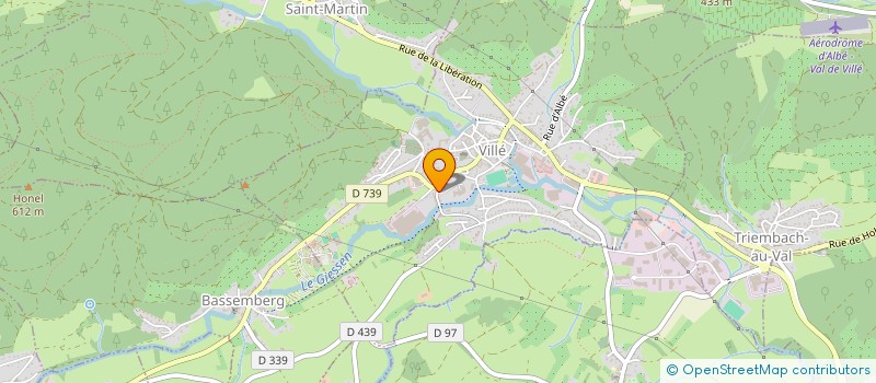 localisation de l'entreprise LES PRES DU GIESSEN à VILLE