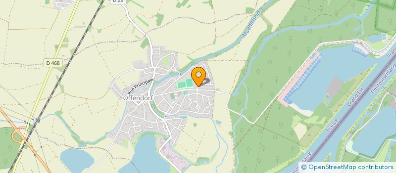 localisation de l'entreprise LES PRES FLEURIS  HERRLISHEIM