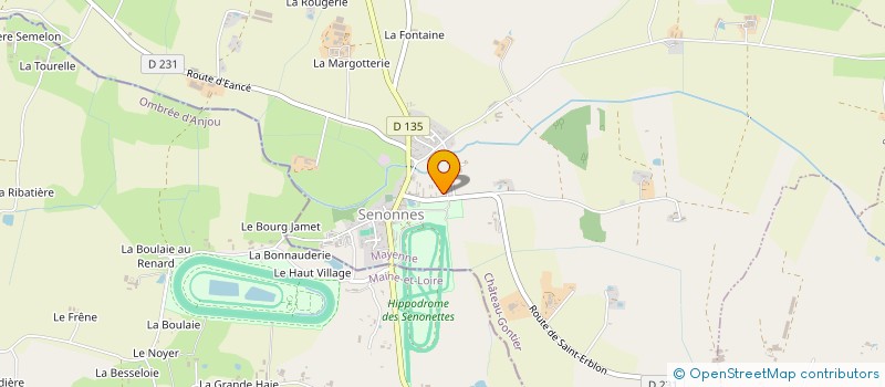 localisation de l'entreprise LES PRES HAUTS  SENONNES