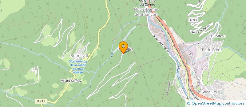 localisation de l'entreprise LES PRES JOLY à LES AVANCHERS-VALMOREL