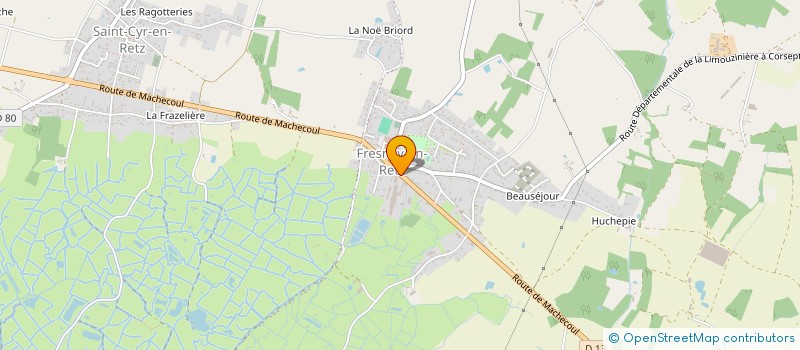 localisation de l'entreprise LES PRES MORIN à VILLENEUVE-EN-RETZ