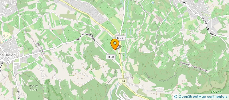localisation de l'entreprise LES PRES NEUFS à VENASQUE
