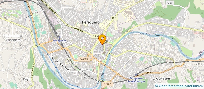 localisation de l'entreprise LES PRES VERTS à PERIGUEUX