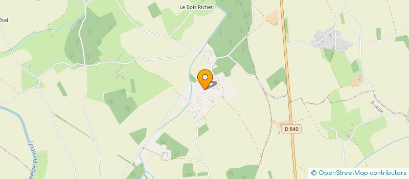 localisation de l'entreprise LES PRES VERTS  BRETEUIL