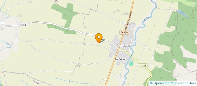 localisation de l'entreprise LES PRES VERTS  MASSEUBE