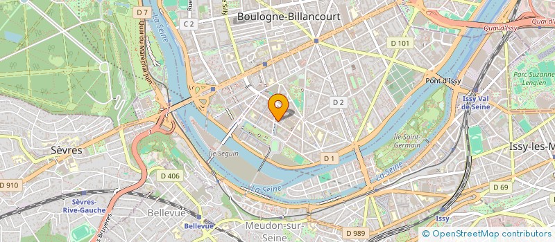 localisation de l'entreprise LES PRESIDENTS à BOULOGNE-BILLANCOURT