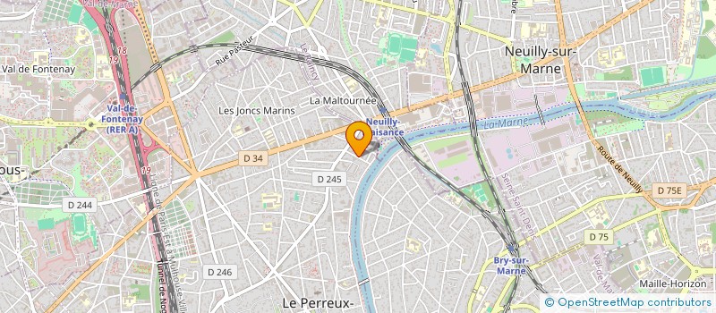 localisation de l'entreprise LES PRESLES à LE PERREUX SUR MARNE