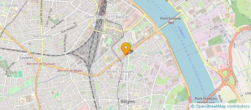 localisation de l'entreprise LES PRESQUE 3 PS (PARTAGE DU PAIN POUR LA VIE)  BEGLES