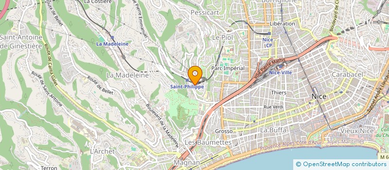 localisation de l'entreprise LES PRESQUE RIENS à NICE