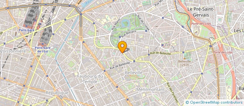 localisation de l'entreprise LES PRESSES DE LA COMETE à PARIS