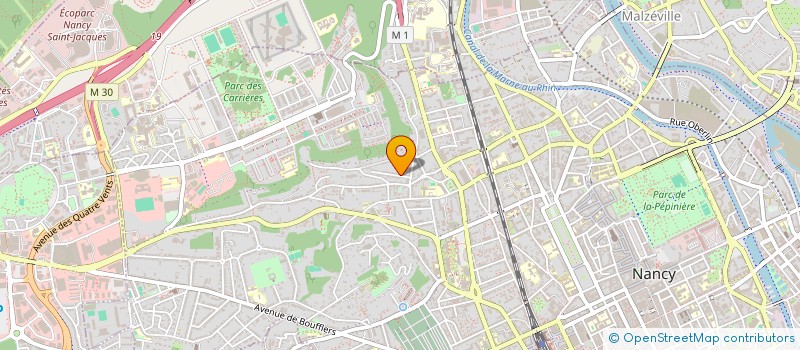 localisation de l'entreprise LES PRESSES DU FAUBOURG  NANCY