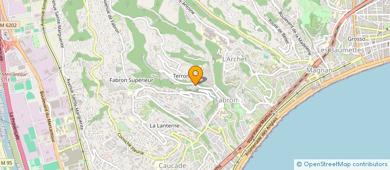 localisation de l'entreprise LES PRESSES DU PHARAON à NICE