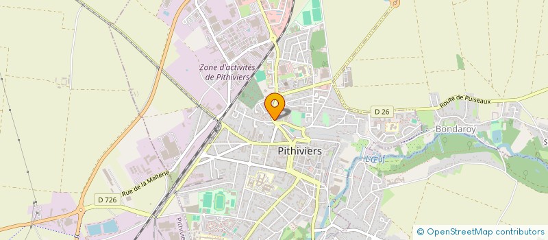 localisation de l'entreprise LES PRESSES DU TRESOR à PITHIVIERS