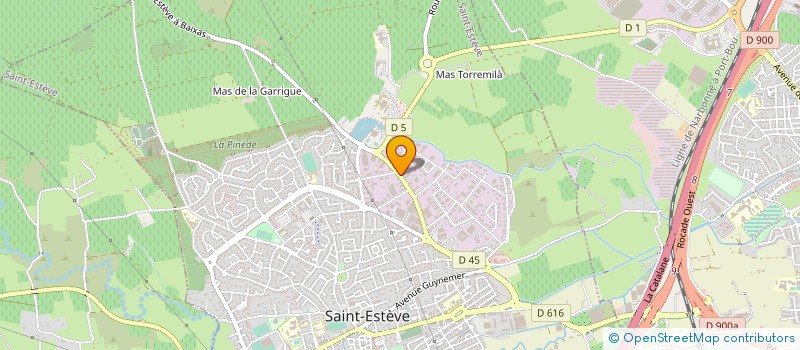 localisation de l'entreprise LES PRESSES LITTERAIRES  SAINT-ESTEVE