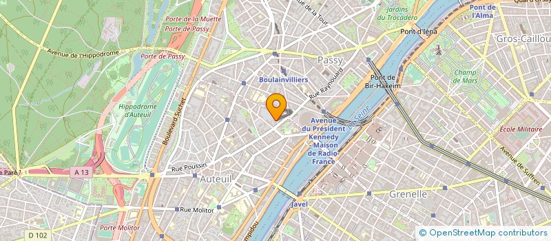 localisation de l'entreprise LES PRESSINGS ASSOCIES  PARIS