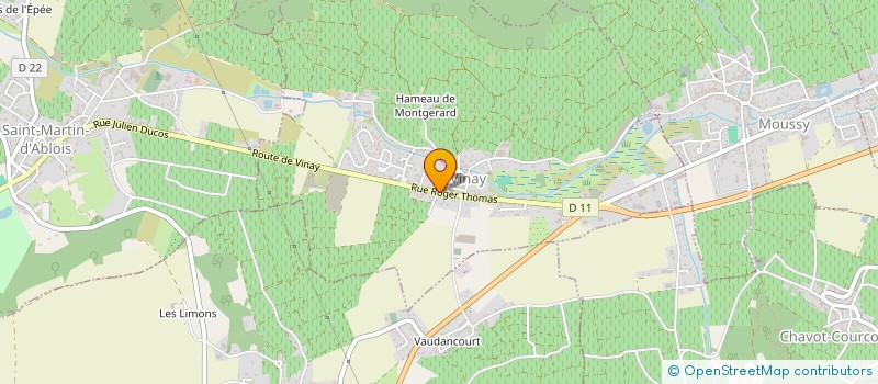 localisation de l'entreprise LES PRESSOIRS DE LA LIBERTE à VINAY