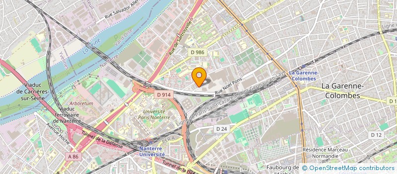 localisation de l'entreprise LES PRESTATIONS DU 21 EME SIECLE  NANTERRE