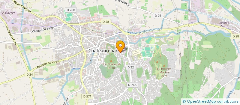 localisation de l'entreprise LES PRIADES à CHATEAURENARD