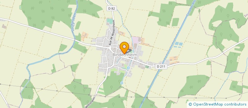 localisation de l'entreprise LES PRIMA BON  BINDERNHEIM