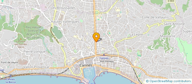 localisation de l'entreprise LES PRIMEURS CANNOIS à CANNES