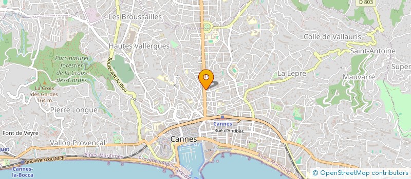 localisation de l'entreprise LES PRIMEURS CANNOIS à CANNES