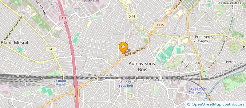 localisation de l'entreprise LES PRIMEURS DE L'ARTOIS à AULNAY-SOUS-BOIS