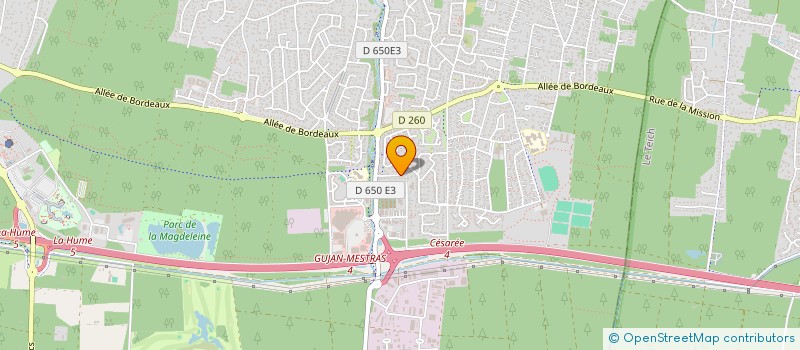 localisation de l'entreprise LES PRIMEURS DU BASSIN à GUJAN-MESTRAS