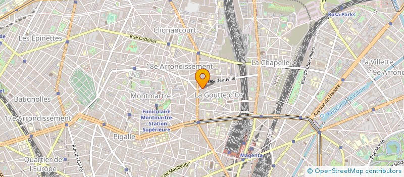 localisation de l'entreprise LES PRIMEURS DU CHATEAU  PARIS