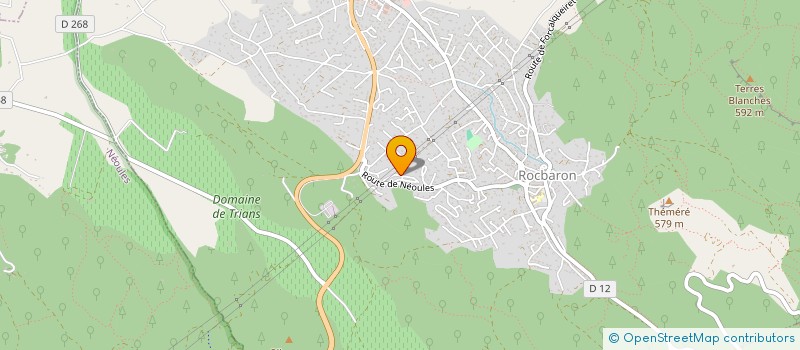 localisation de l'entreprise LES PRIMEURS DU SUD  ROCBARON