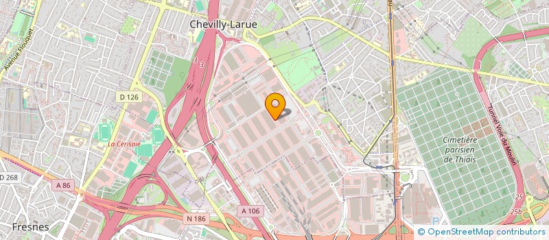 localisation de l'entreprise LES PRIMEURS FRANCILIENS  CHEVILLY-LARUE