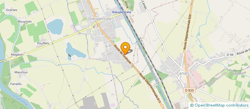 localisation de l'entreprise LES PRIMEURS GARONNAIS  MONTAUBAN