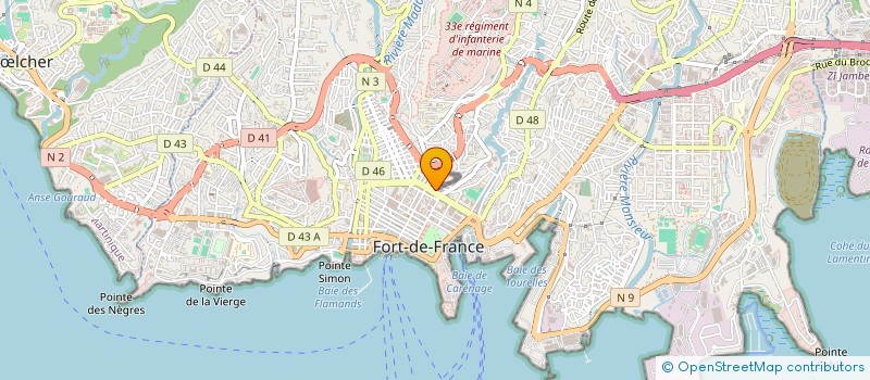 localisation de l'entreprise LES PRIMEURS SARL à FORT-DE-FRANCE