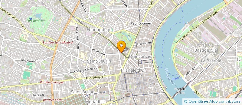 localisation de l'entreprise LES PRIMEVERES  BORDEAUX