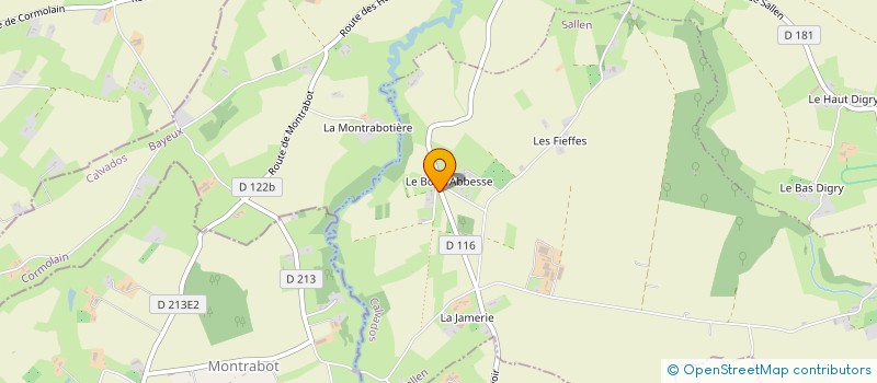 localisation de l'entreprise LES PRIMEVERES DE ST PIERRE  SALLEN