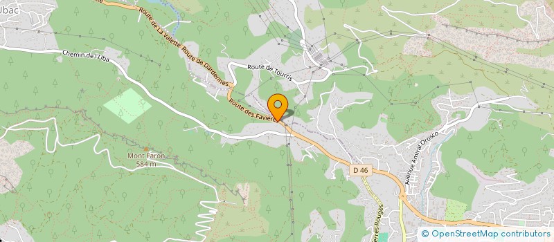 localisation de l'entreprise LES PRINCE D AZUR  TOULON