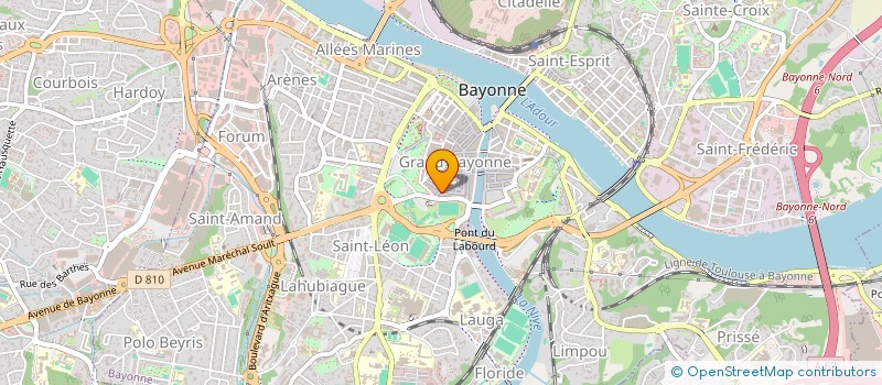 localisation de l'entreprise LES PRINCES  BAYONNE