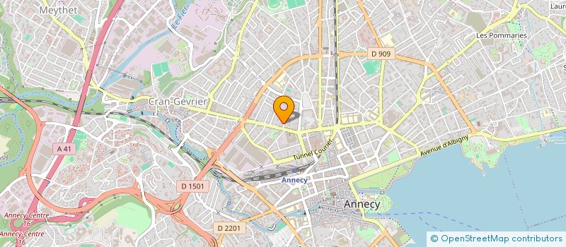 localisation de l'entreprise LES PRINCES DE LA HAUTE-SAVOIE à ANNECY