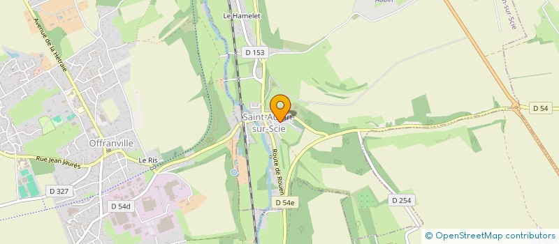 localisation de l'entreprise LES PRINCES ET PRINCESSES SAINT AUBINOIS  SAINT-AUBIN-SUR-SCIE